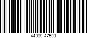Código de barras (EAN, GTIN, SKU, ISBN): '44999-47508'