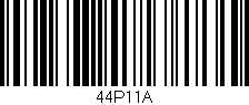 Código de barras (EAN, GTIN, SKU, ISBN): '44P11A'