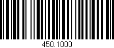 Código de barras (EAN, GTIN, SKU, ISBN): '450.1000'