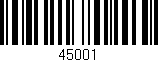 Código de barras (EAN, GTIN, SKU, ISBN): '45001'