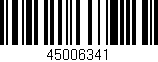 Código de barras (EAN, GTIN, SKU, ISBN): '45006341'