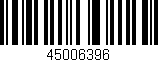 Código de barras (EAN, GTIN, SKU, ISBN): '45006396'