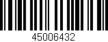Código de barras (EAN, GTIN, SKU, ISBN): '45006432'