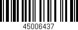 Código de barras (EAN, GTIN, SKU, ISBN): '45006437'