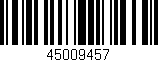 Código de barras (EAN, GTIN, SKU, ISBN): '45009457'