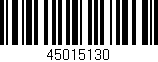Código de barras (EAN, GTIN, SKU, ISBN): '45015130'