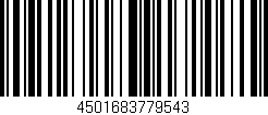Código de barras (EAN, GTIN, SKU, ISBN): '4501683779543'