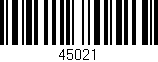Código de barras (EAN, GTIN, SKU, ISBN): '45021'