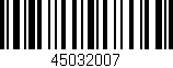 Código de barras (EAN, GTIN, SKU, ISBN): '45032007'
