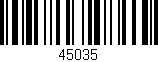 Código de barras (EAN, GTIN, SKU, ISBN): '45035'
