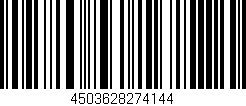 Código de barras (EAN, GTIN, SKU, ISBN): '4503628274144'