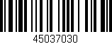Código de barras (EAN, GTIN, SKU, ISBN): '45037030'