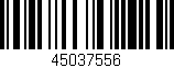 Código de barras (EAN, GTIN, SKU, ISBN): '45037556'