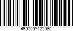 Código de barras (EAN, GTIN, SKU, ISBN): '4503937122860'