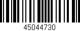Código de barras (EAN, GTIN, SKU, ISBN): '45044730'