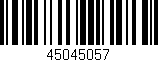 Código de barras (EAN, GTIN, SKU, ISBN): '45045057'