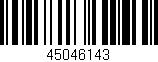 Código de barras (EAN, GTIN, SKU, ISBN): '45046143'