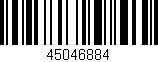 Código de barras (EAN, GTIN, SKU, ISBN): '45046884'