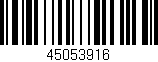 Código de barras (EAN, GTIN, SKU, ISBN): '45053916'