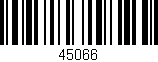 Código de barras (EAN, GTIN, SKU, ISBN): '45066'
