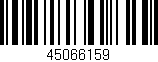 Código de barras (EAN, GTIN, SKU, ISBN): '45066159'