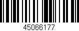 Código de barras (EAN, GTIN, SKU, ISBN): '45066177'