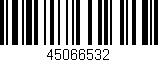 Código de barras (EAN, GTIN, SKU, ISBN): '45066532'