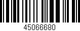 Código de barras (EAN, GTIN, SKU, ISBN): '45066680'