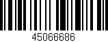 Código de barras (EAN, GTIN, SKU, ISBN): '45066686'