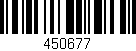Código de barras (EAN, GTIN, SKU, ISBN): '450677'