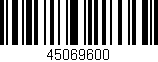 Código de barras (EAN, GTIN, SKU, ISBN): '45069600'