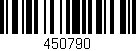 Código de barras (EAN, GTIN, SKU, ISBN): '450790'