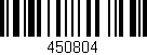Código de barras (EAN, GTIN, SKU, ISBN): '450804'