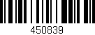 Código de barras (EAN, GTIN, SKU, ISBN): '450839'