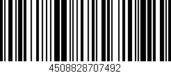 Código de barras (EAN, GTIN, SKU, ISBN): '4508828707492'