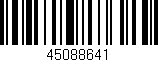Código de barras (EAN, GTIN, SKU, ISBN): '45088641'