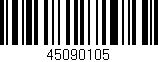 Código de barras (EAN, GTIN, SKU, ISBN): '45090105'