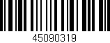 Código de barras (EAN, GTIN, SKU, ISBN): '45090319'