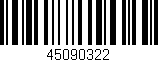 Código de barras (EAN, GTIN, SKU, ISBN): '45090322'