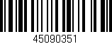 Código de barras (EAN, GTIN, SKU, ISBN): '45090351'