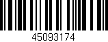 Código de barras (EAN, GTIN, SKU, ISBN): '45093174'