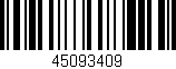 Código de barras (EAN, GTIN, SKU, ISBN): '45093409'