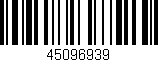Código de barras (EAN, GTIN, SKU, ISBN): '45096939'