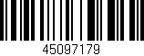 Código de barras (EAN, GTIN, SKU, ISBN): '45097179'