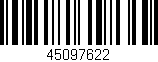 Código de barras (EAN, GTIN, SKU, ISBN): '45097622'