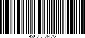 Código de barras (EAN, GTIN, SKU, ISBN): '450_0_0_UNICO'
