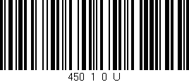 Código de barras (EAN, GTIN, SKU, ISBN): '450_1_0_U'