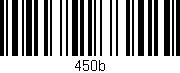 Código de barras (EAN, GTIN, SKU, ISBN): '450b'