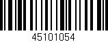 Código de barras (EAN, GTIN, SKU, ISBN): '45101054'