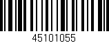 Código de barras (EAN, GTIN, SKU, ISBN): '45101055'